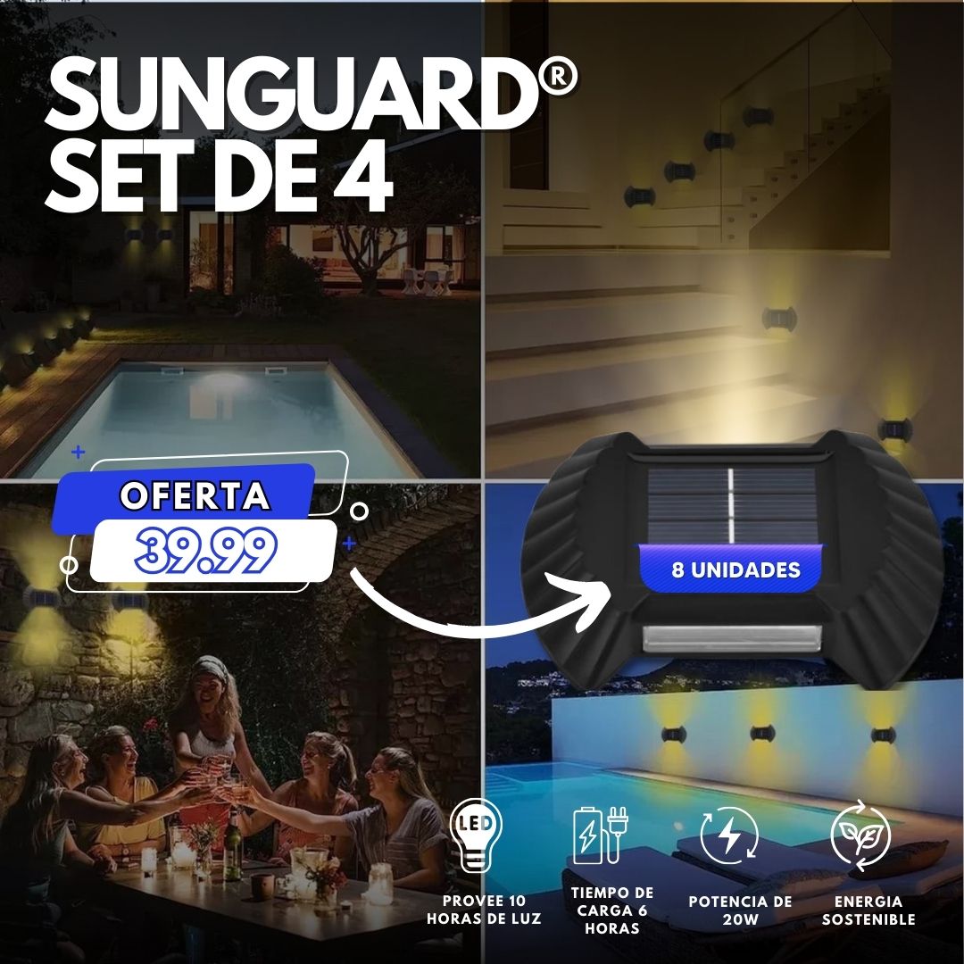 SunGuard: Set de 4 luces