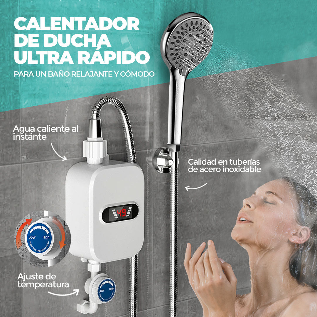 CALENTADOR DE DUCHA | ULTRA RÁPIDO + REGALO GRÁTIS