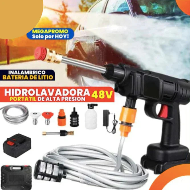 Hidrolavadora Portatil Recargable UltraJet™ + Batería Extra - [PROMOCIÓN]